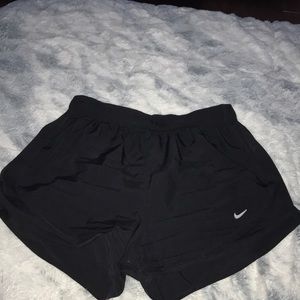black nike shorts